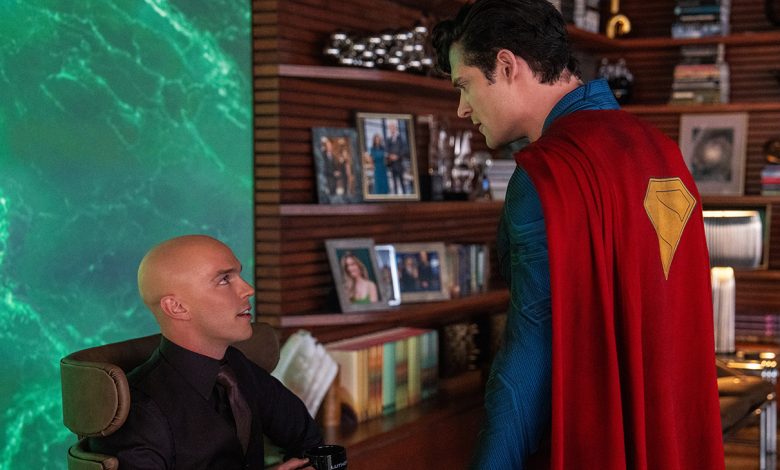 Nicholas Hoult As Lex Luthor And David Corenswet As Superman In Warner Bros. Pictures’ Superman