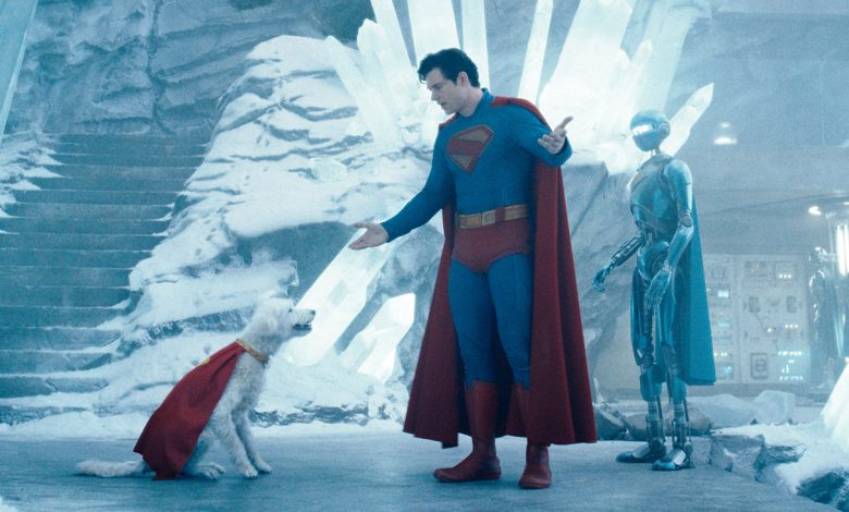 David Corenswet as Superman in Warner Bros. Pictures’ Superman