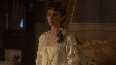 Taissa Farmiga in The Gilded Age.