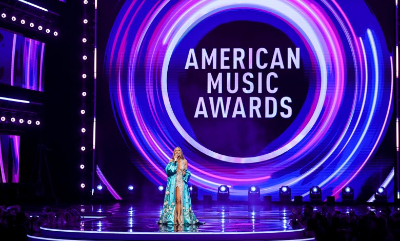 Jennifer Lopez at the American Music Awards.