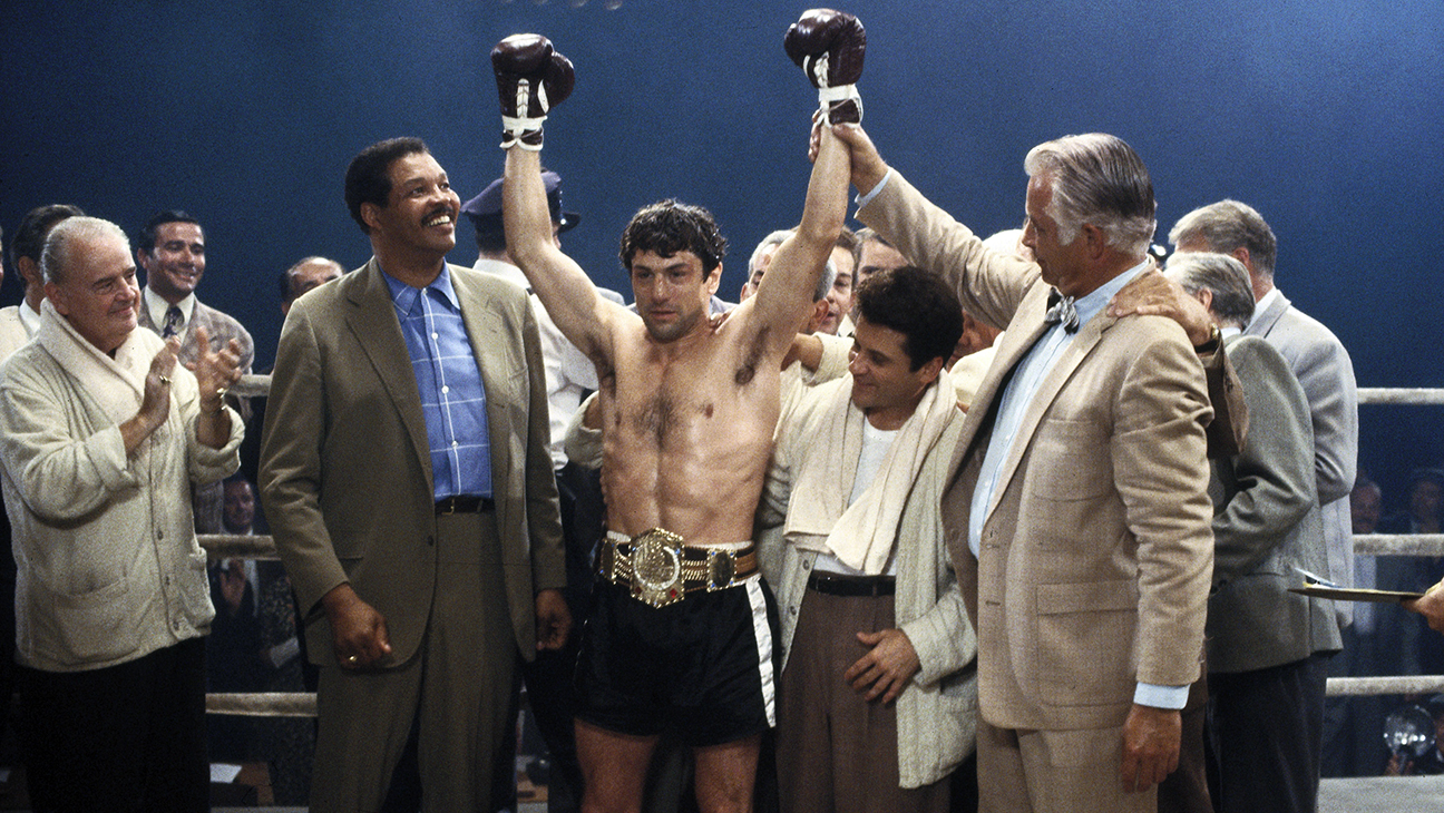 RAGING BULL, Robert De Niro, Joe Pesci,