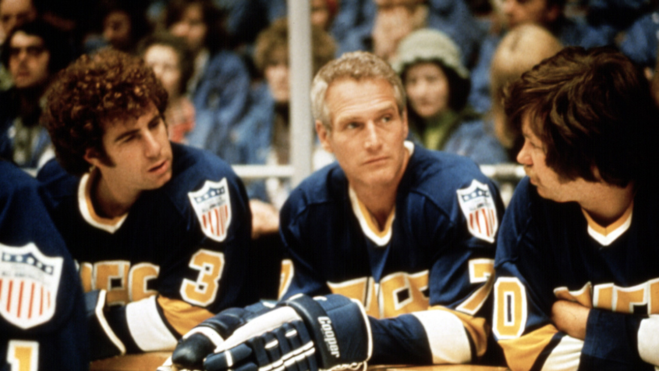 SLAP SHOT, Jerry Houser, Paul Newman, 1977