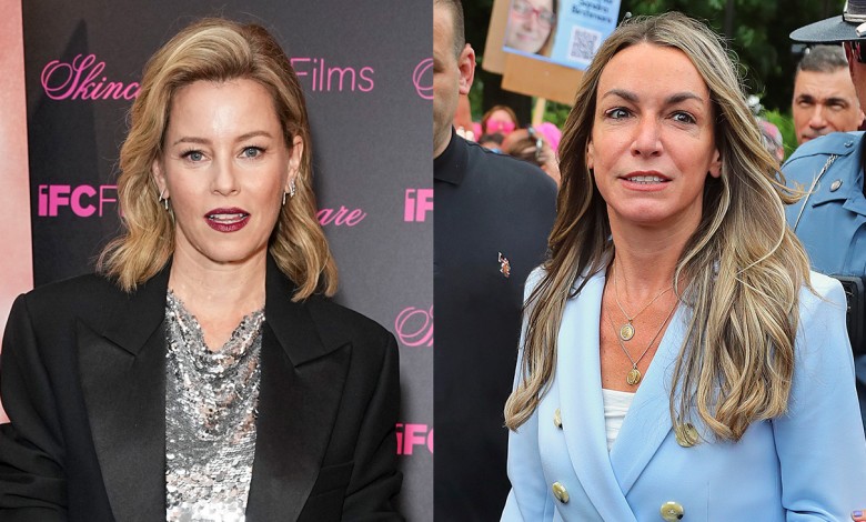 Elizabeth Banks and Karen Read