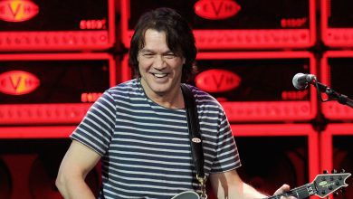 Eddie Van Halen of Van Halen performs at New York’s Madison Square Garden on March 1, 2012.