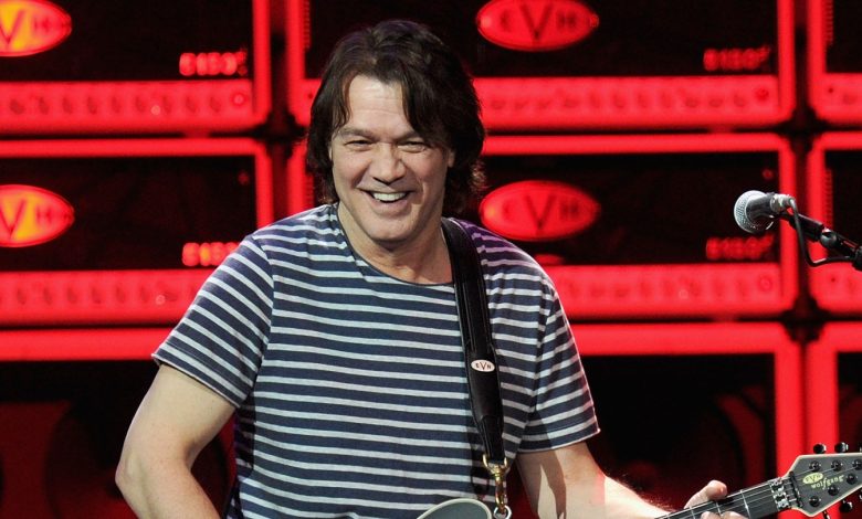 Eddie Van Halen of Van Halen performs at New York’s Madison Square Garden on March 1, 2012.