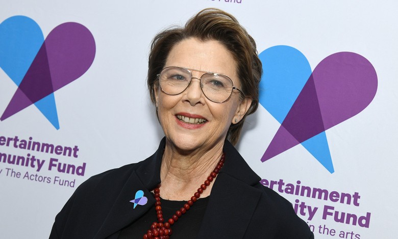 Annette Bening at The Entertainment Community Fund Gala at Marriott Marquis on April 21, 2025 in New York, New York.