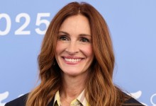 Julia Roberts attends the ‘After The Hunt’ photocall during the 82nd Venice Film Festival on Aug. 29, 2025.