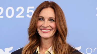 Julia Roberts attends the ‘After The Hunt’ photocall during the 82nd Venice Film Festival on Aug. 29, 2025.