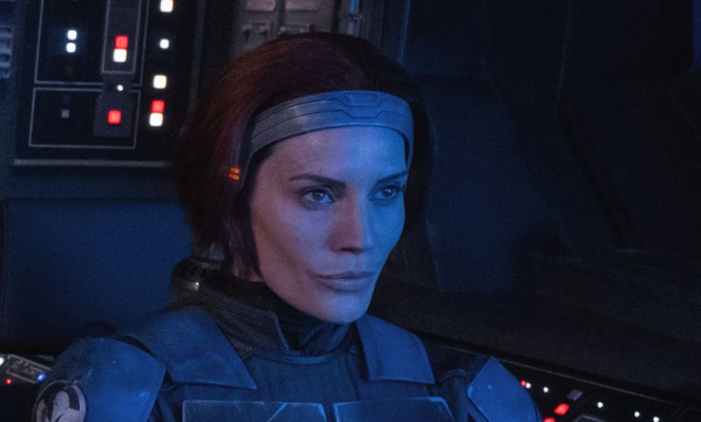Katee Sackhoff in THE MANDALORIAN.