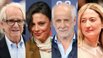 (from left): Ken Loach, Jasmine Trinca, Toni Servillo, Alba Rohrwacher