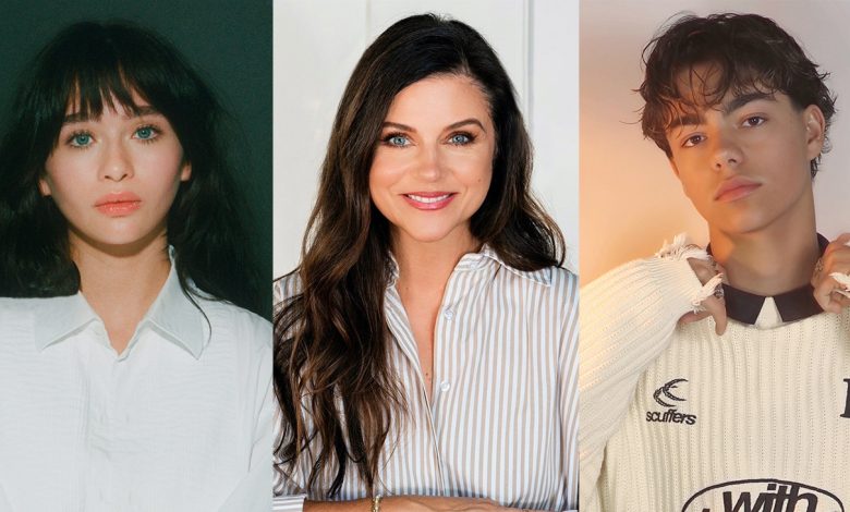 Malina Pauli Weissman, Tiffani Thiessen and Malachi Barton