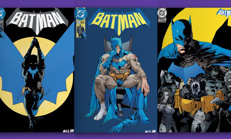 Batman Number 1 Second Printing Comic Book Covers