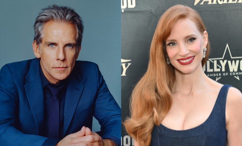 Ben Stiller and Jessica Chastain