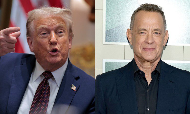 Donald Trump and Tom Hanks