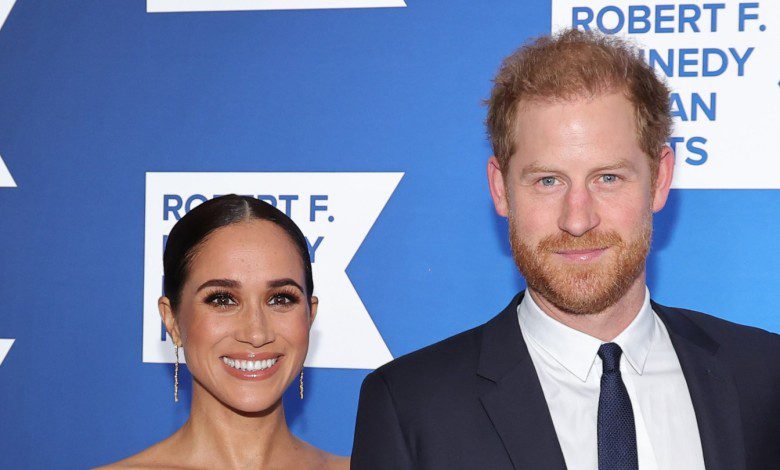 Meghan and Prince Harry attend the Robert F. Kennedy Human Rights Ripple of Hope Gala at the New York Hilton on Dec. 6, 2022.