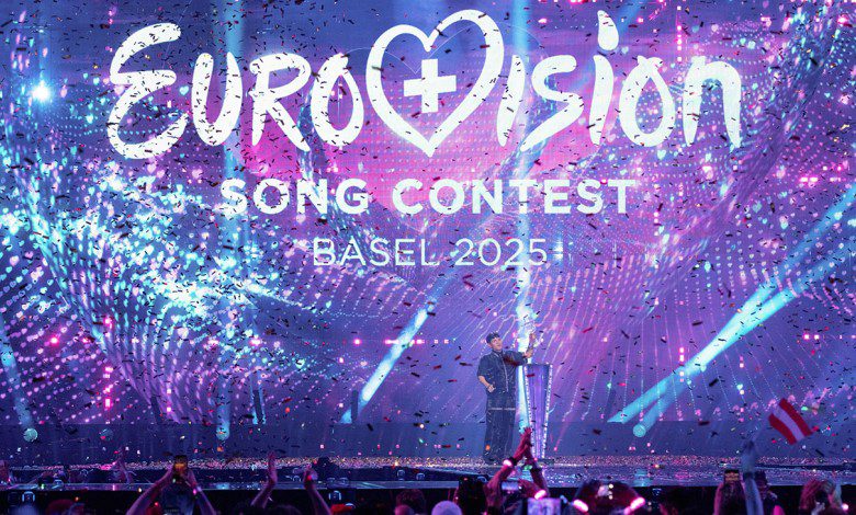 Photo of stage during the Eurovision Song Contest Grand Final