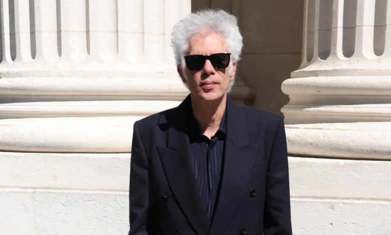 Jim Jarmusch at the Saint Laurent show as part of Paris Fashion Week on June 24, 2025.
