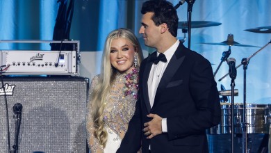 Erika Kirk and Charlie Kirk