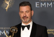 Jimmy Kimmel, winner of the Outstanding Host for a Game Show Award for Who Wants to Be a Millionaire, attends the 2025 Creative Arts Emmy Awards at Peacock Theater on September 07, 2025 in Los Angeles, California.