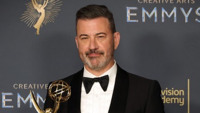 Jimmy Kimmel, winner of the Outstanding Host for a Game Show Award for Who Wants to Be a Millionaire, attends the 2025 Creative Arts Emmy Awards at Peacock Theater on September 07, 2025 in Los Angeles, California.
