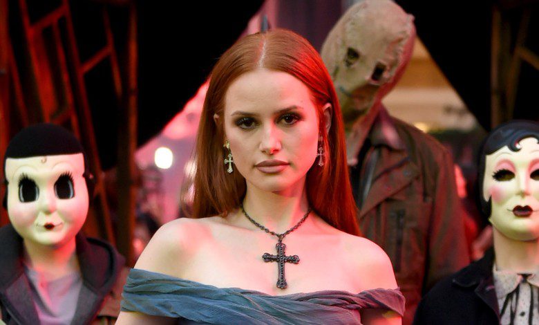 Madelaine Petsch attends The Strangers: Chapter 2 Special Screening at AMC Century City 15 on September 16, 2025 in Los Angeles, California.