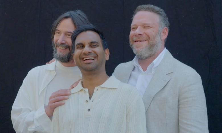 Keanu Reeves, Aziz Ansari and Seth Rogen in 'Good Fortune.'
Keanu Reeves - Aziz Ansari - Seth Rogen - Good Fortune - THR ...
