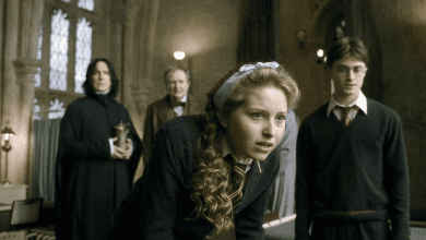 Alan Rickman, Jim Broadbent, Jessie Cave and Daniel Radcliffe in