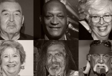 Clockwise from top left: Graham Greene, Tony Todd, Polly Holliday, Hulk Hogan, Jonathan Joss and Lynne Marie Stewart.