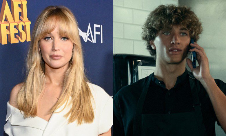 Jennifer Lawrence and Gavin Casalegno in The Summer I Turned Pretty