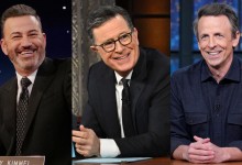 Jimmy Kimmel Stephen Colbert Seth Meyers