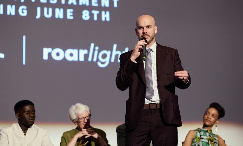 Jeffrey Harmon at UK premiere of