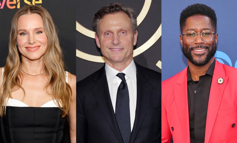 Kristen Bell, Tony Goldwyn and Nate Burleson