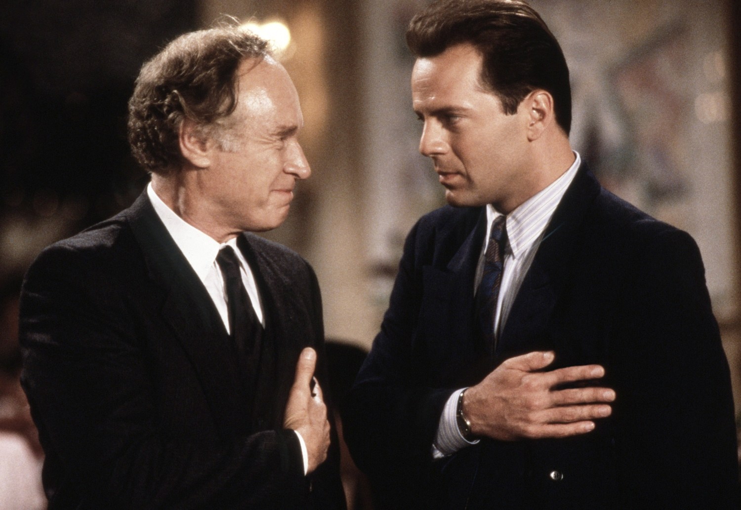 George Coe and Bruce Willis in 'Blind Date'
