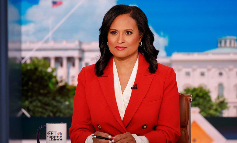 Kristen Welker, Moderator, appears on Meet the Press in Washington D.C., Sunday, August 31, 2025