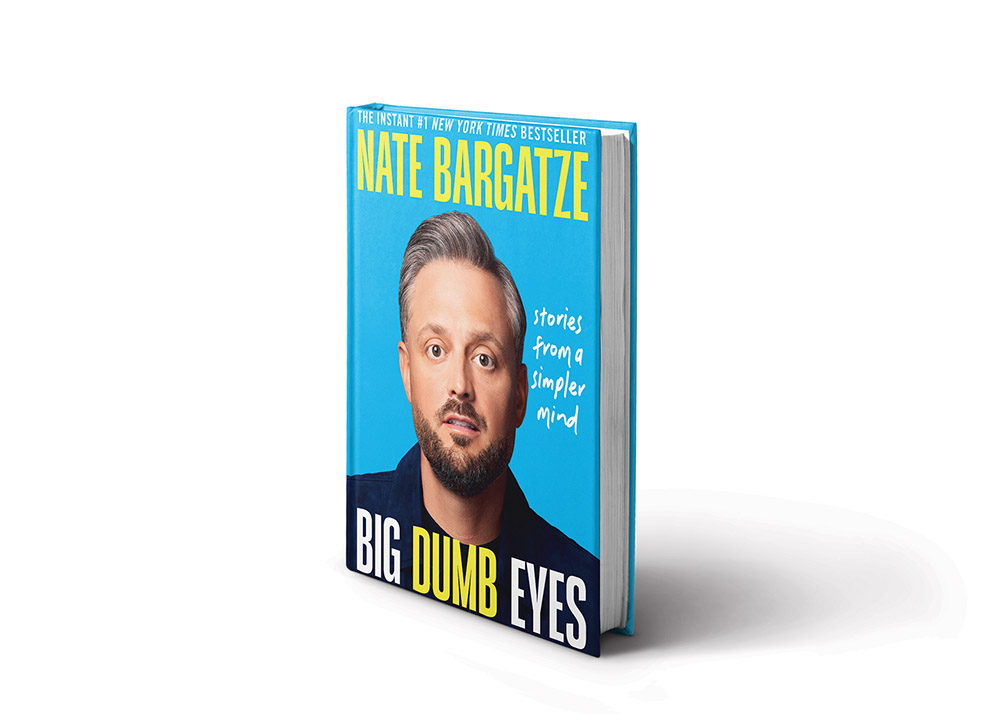 Products & Merch Tour merch is traditionally more lucrative for musicians, but Bargatze’s team recently invested in the space. The division, run by his younger sister, Abigail, offers themed shirts, bags and koozies. Also: books, including his NYT best-seller, Big Dumb Eyes: Stories From a Simpler Mind.