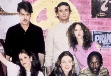 John Belushi, Dan Aykroyd, Bill Murray, Laraine Newman, Garrett Morris, Jane Curtin and Gilda Radner pose for a