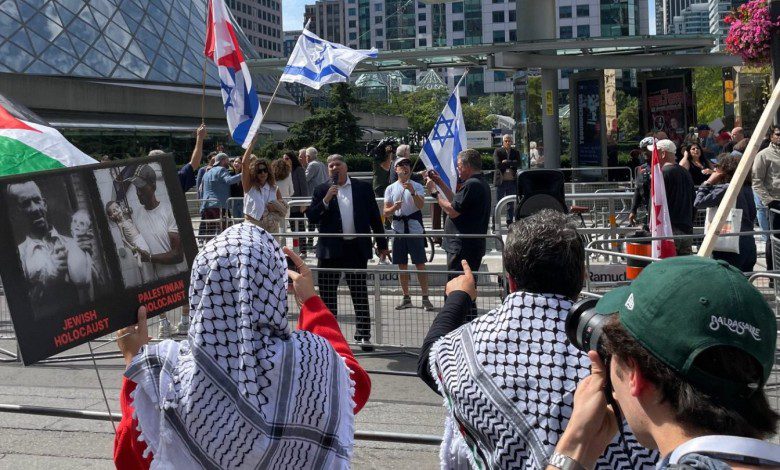 Toronto Film Festival hosts protest over Oct. 7 doc on Sept. 10, 2025