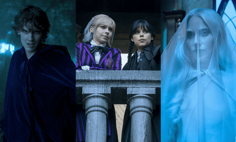 Hunter Doohan; Emma Myers and Jenna Ortega; Lady Gaga, in