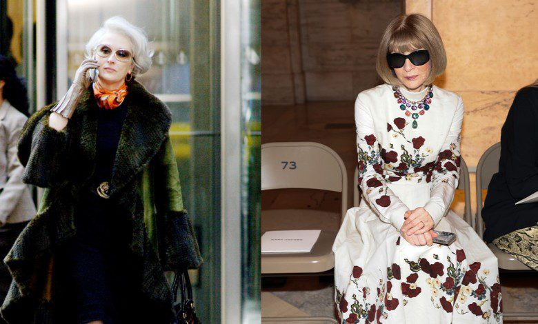 Meryl Streep’s Miranda Priestly Meets Anna Wintour Filming ‘Devil Wears Prada 2’ at Milan Fashion Show