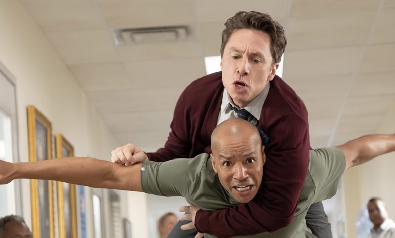 Zach Braff and Donald Faison in Scrubs