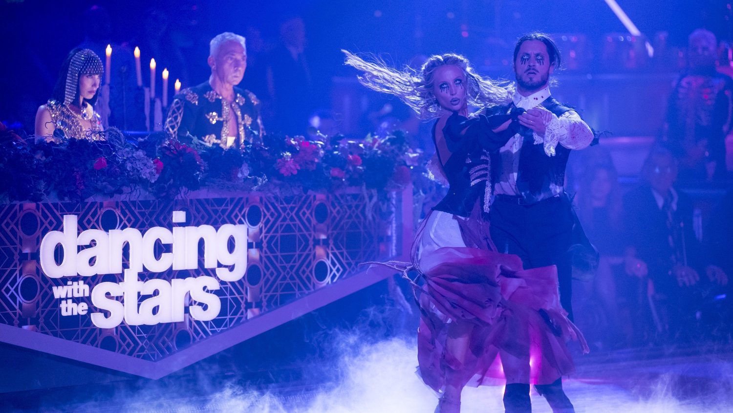 Alix Earle and Val Chmerkovskiy on 'Dancing With the Stars' Halloween Night