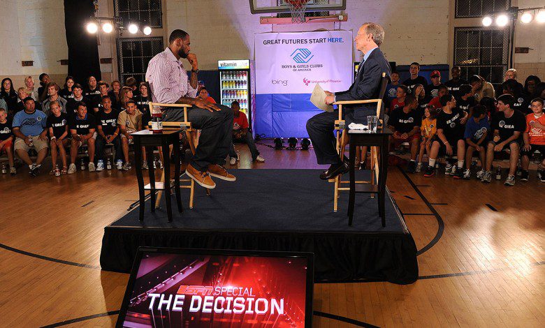 LeBron James and ESPN