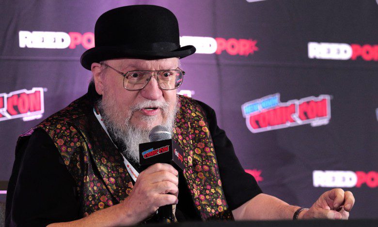 George R. R. Martin at the Comic Con Spotlight panel during New York Comic Con 2025 in New York.