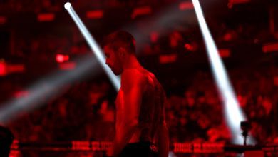 Cory Sandhagen of the United States looks on prior to fighting Merab Dvalishvili of Georgia during a bantamweight title bout in UFC 320: Ankalaev vs Pereira 2 at T-Mobile Arena on October 04, 2025 in Las Vegas, Nevada.