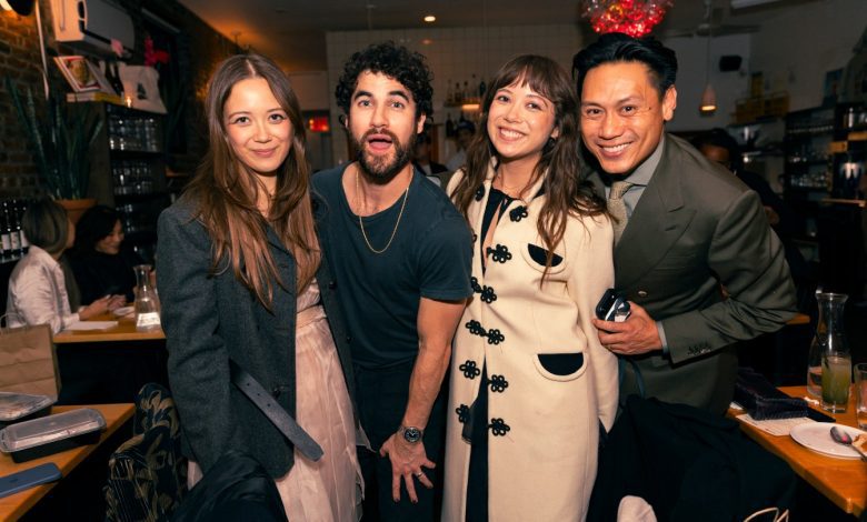 'Wicked' Director Jon M. Chu Dines With Darren Criss, Laufey