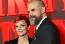 Lily Allen and David Harbour