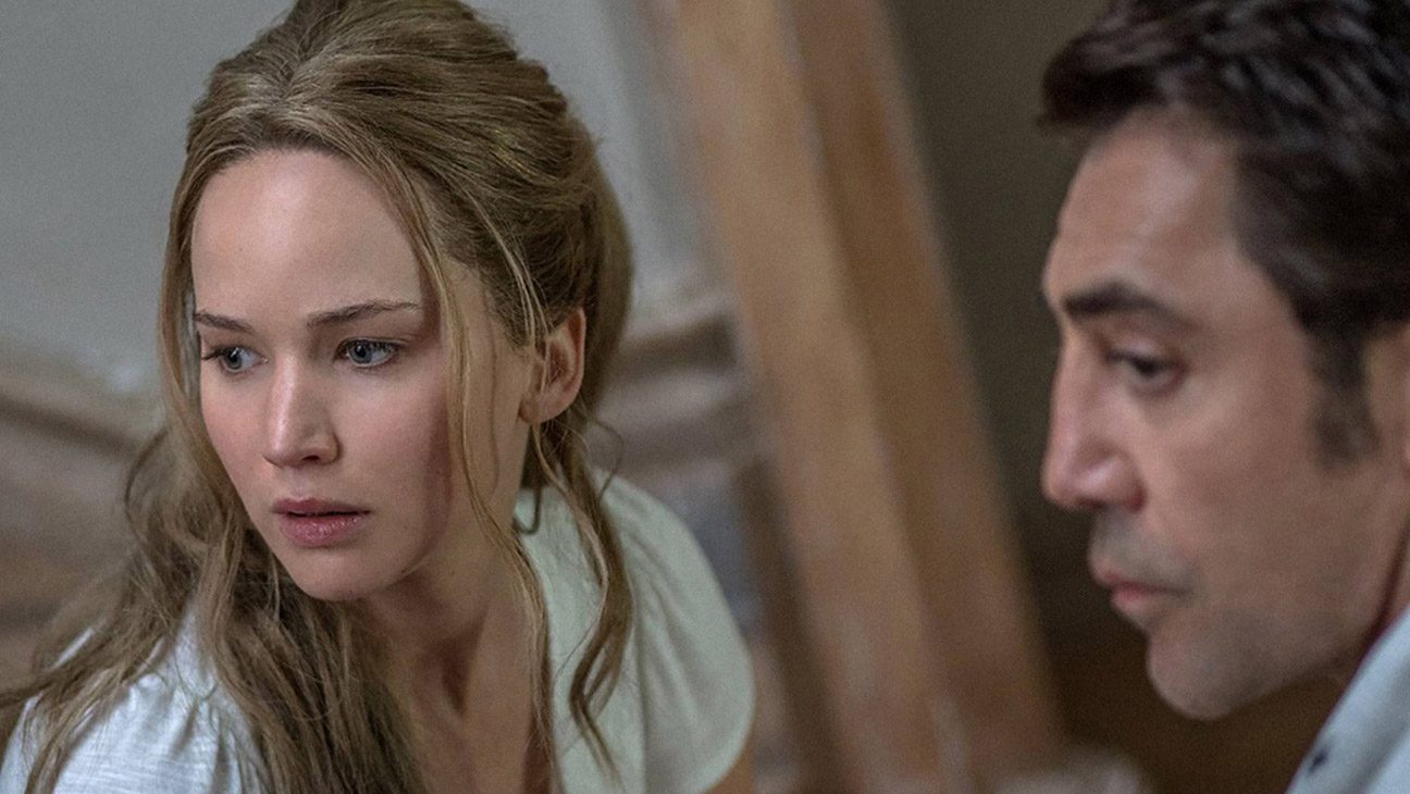 Jennifer Lawrence and Javier Bardem in 'mother!'