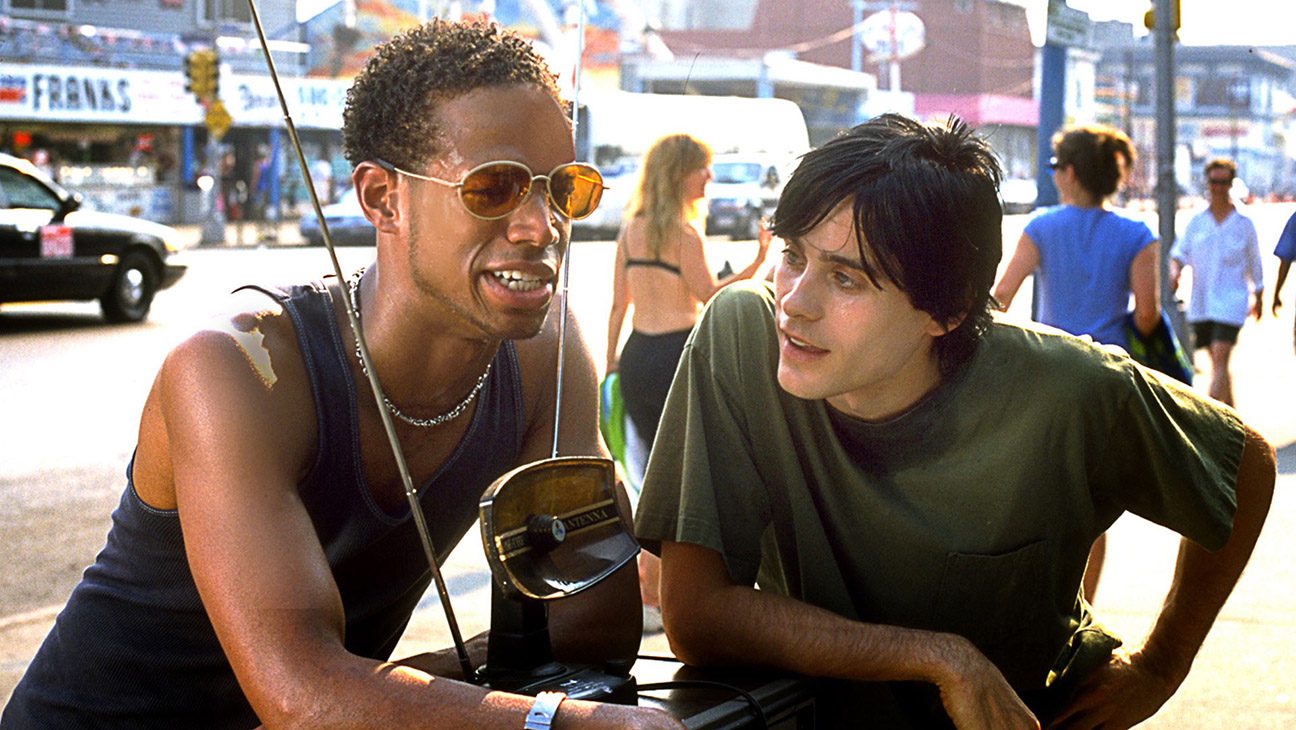 Requiem for a Dream, from left: Marlon Wayans, Jared Leto, 2000.