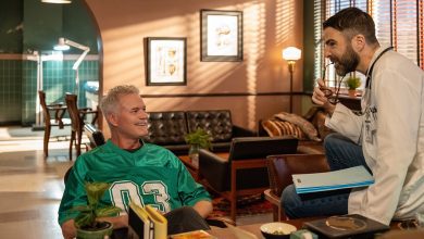 Brilliant Minds - Season 2 Pictured: (l-r) Eric Dane, Zachary Quinto