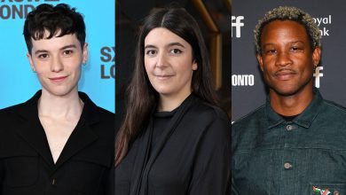 Ellis Howard, director Laura Carreira, and director Akinola Davies Jr.